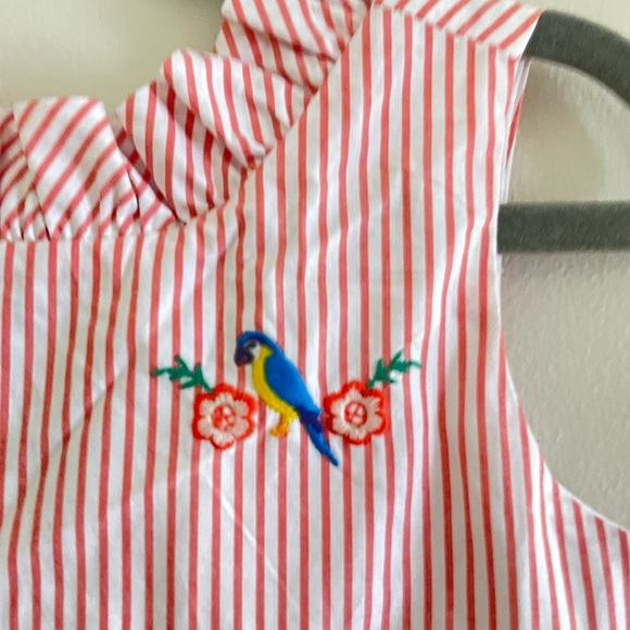 Janie & Jack striped ruffle peplum top nwt casual - Picture 2 of 4